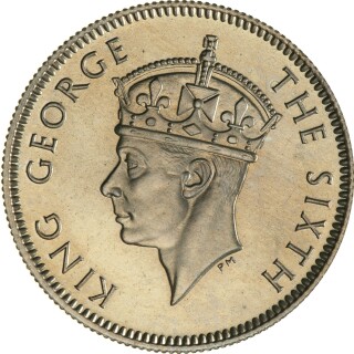 1950 Proof Quarter Rupee obverse
