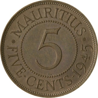 1945-SA  Five Cent reverse