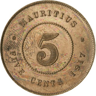 1917  Five Cent reverse