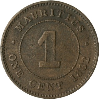 1882-H  One Cent reverse