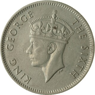 1950  Quarter Rupee obverse