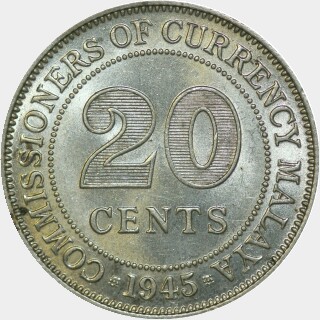 1945  Twenty Cent reverse
