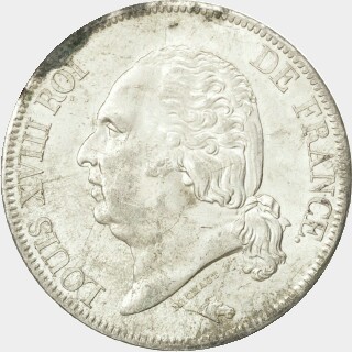 1817-W  Five Francs obverse