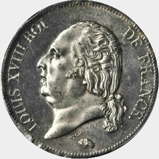 1817-A  Five Francs obverse