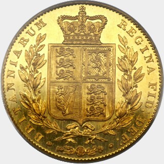 1839 Medal Alignment Plain Edge Proof Full Sovereign reverse