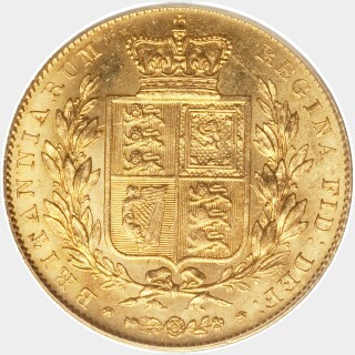 1839  Full Sovereign reverse