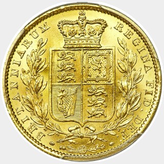 1849  Full Sovereign reverse