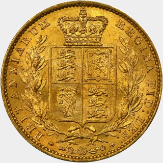 1852  Full Sovereign reverse