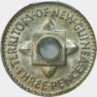 1944  Threepence reverse