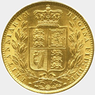 1859  Full Sovereign reverse