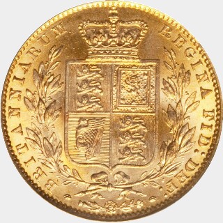 1861  Full Sovereign reverse