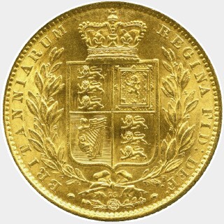 1864  Full Sovereign reverse