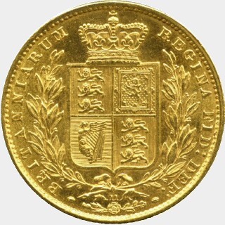 1865  Full Sovereign reverse