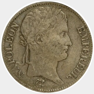 1813-R  Five Francs obverse