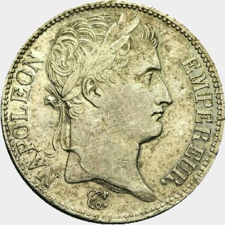 1810-W  Five Francs obverse