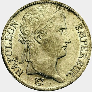 1811-W  Five Francs obverse