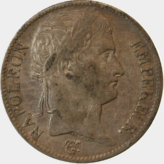 1813-W  Five Francs obverse