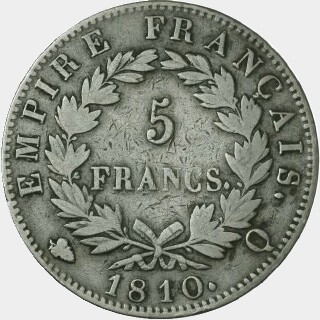 1810-Q  Five Francs reverse