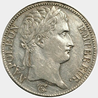 1812-Q  Five Francs obverse