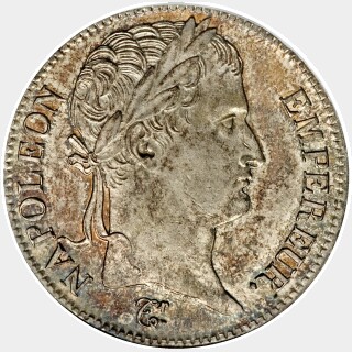 1814-Q  Five Francs obverse