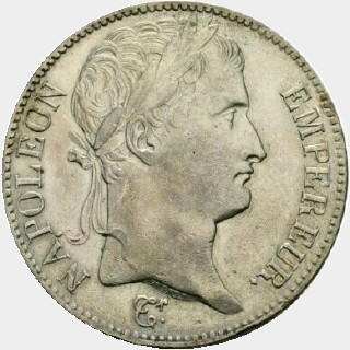 1811-MA  Five Francs obverse