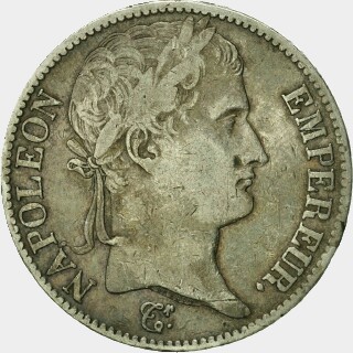 1812-MA  Five Francs obverse