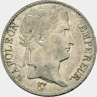 1813-MA  Five Francs obverse