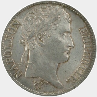 1810-L Mint Mark on Left Five Francs obverse