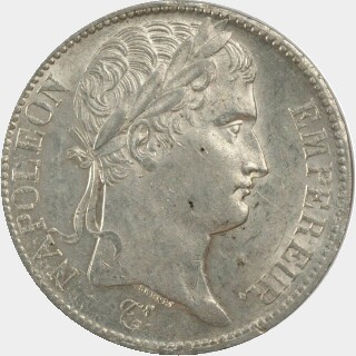 1810-L Mint Mark on Right Five Francs obverse