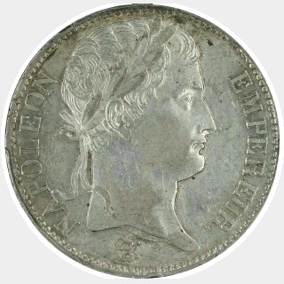 1810-K  Five Francs obverse