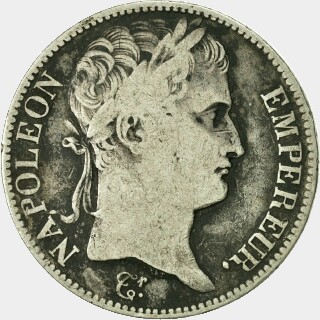 1809-H  Five Francs obverse