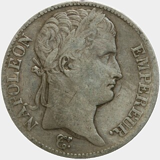 1811-H  Five Francs obverse