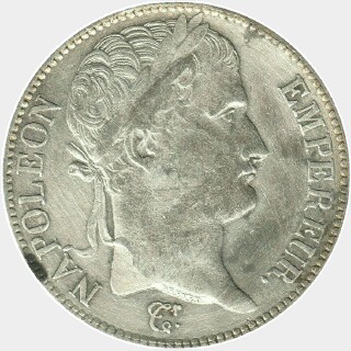 1810-D  Five Francs obverse