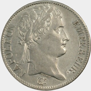1809-B  Five Francs obverse