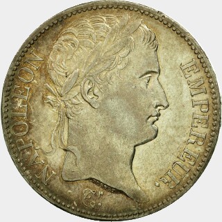 1810-B  Five Francs obverse