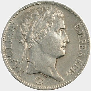1809-A  Five Francs obverse