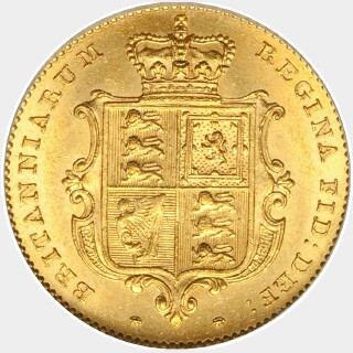 1838  Half Sovereign reverse