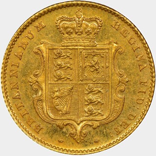 1844  Half Sovereign reverse