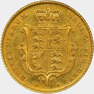 1846  Half Sovereign reverse
