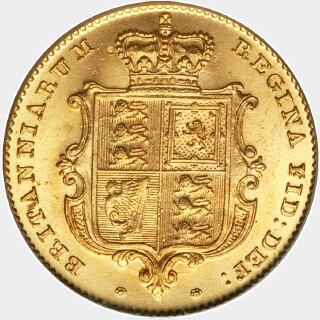 1847  Half Sovereign reverse