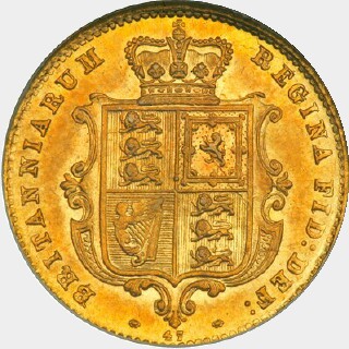 1865  Half Sovereign reverse