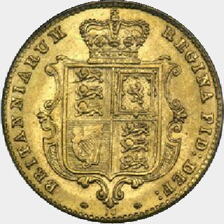 1867  Half Sovereign reverse