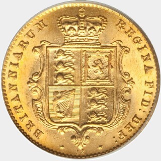 1869  Half Sovereign reverse