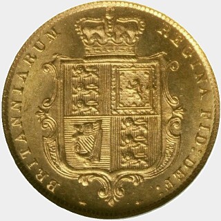 1883  Half Sovereign reverse