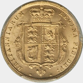 1885  Half Sovereign reverse