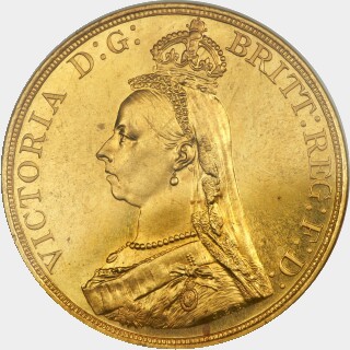1887  Five Pound obverse