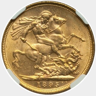 1895  Full Sovereign reverse