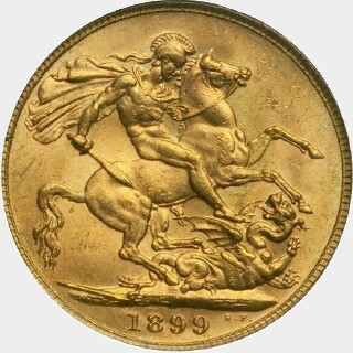 1899  Full Sovereign reverse