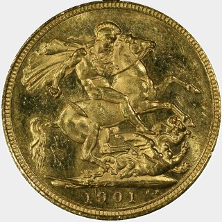 1901  Full Sovereign reverse