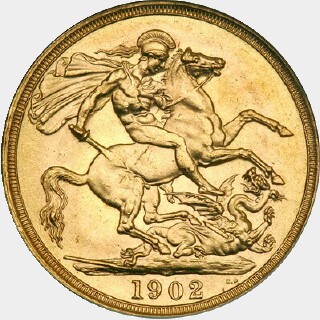 1902  Two Pound reverse